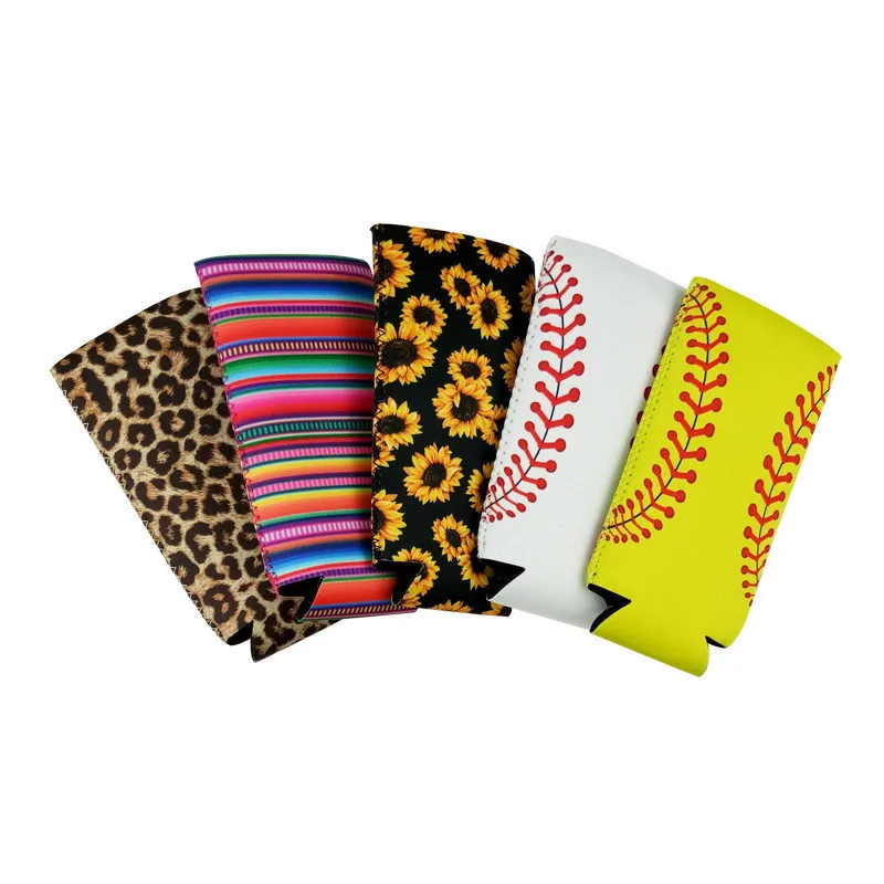 Неопреновая банка-кулер на 12 шт. тонкий футляр для банка 330 мл бейсбольный узор в