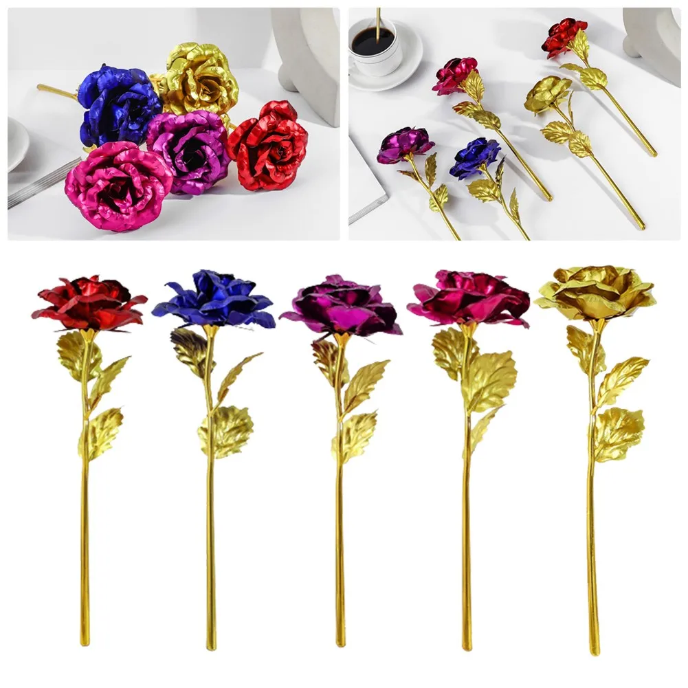 

25*8 см 24K позолоченная Galaxy Rose подарок на День святого Валентина для подруги жены подарок на день Святого Валентина/День Матери