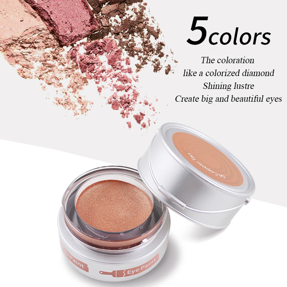1 шт. макияж для глаз Сияющие жемчужные тени крем век стойкие светящиеся матовые