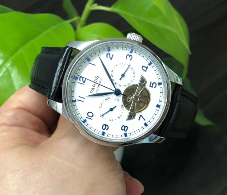 Мужские часы с сапфировым стеклом или минеральным 43 мм|steel stainless|steel 316steel man |