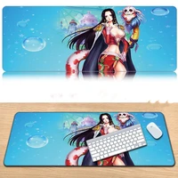 one piece monkey d luffy waterproof compute mouse pad gaming mousepad anti slip natural rubber with locking edge mouse mat