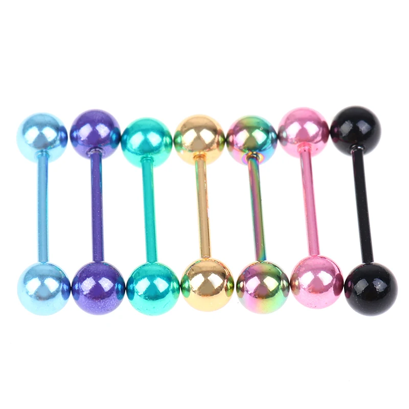 

7 Pcs/set Fashion Men Women Tongue Rings Ear Bone Piercings Lip Pircings Anti-allergic Body Jewelry Decoration