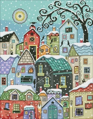 Набор для вышивки крестом 14 карат домашнего декора | Дом и сад