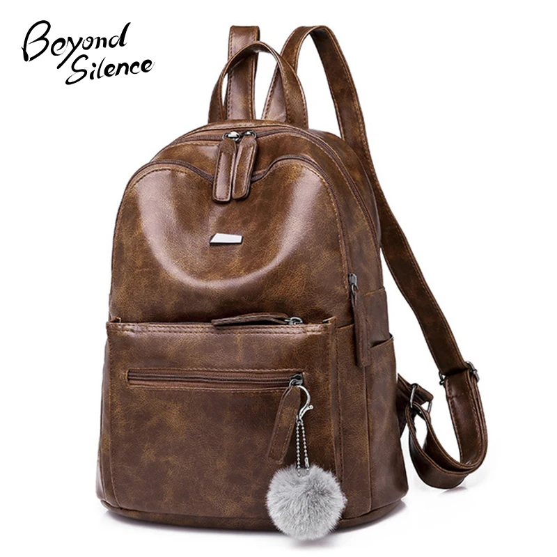 Модный женский рюкзак 2019 кожаная школьная сумка водонепроницаемые сумки на