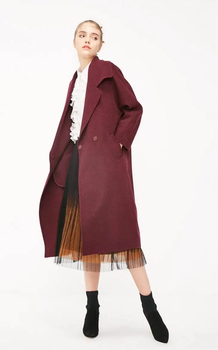 Vero Moda женское офисное пальто из чистой шерсти с нагрудным карманом на пуговицах | 318327556