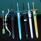 Аниме Меч, 22 см, искусство онлайн, Kirito Yuuki Asuna, темный реpulser, строительная модель меча, игрушки, коллекция брелоков для подарка