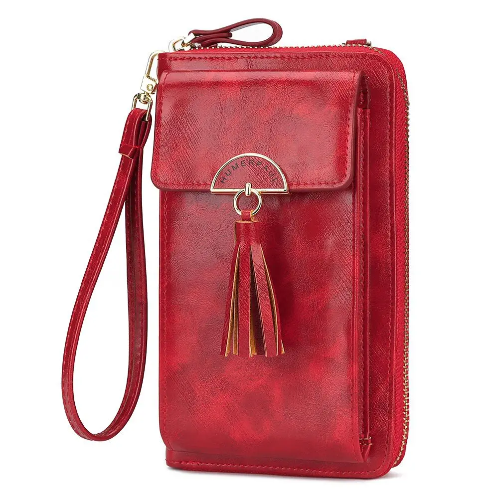 

Cowhide Leather Ladies Handbag Retro Fashion Style Cute Ladies Small Crossbody Shoulder Bag Clutch Cardholder Wallets Phone Bag