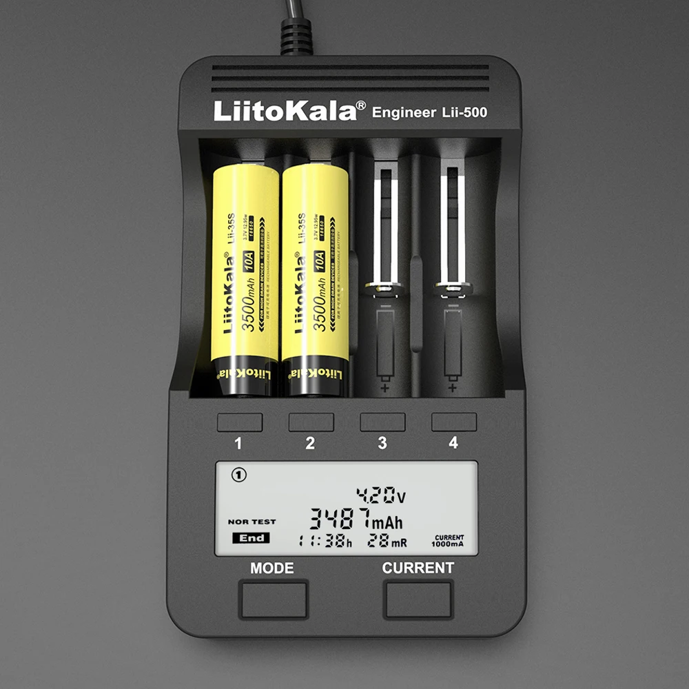 

Genuine/Original LiitoKala 2021 1-10PCS Lii-35S 18650 Battery3.7V Li-ion 3500mAh lithium battery For high drain devices.