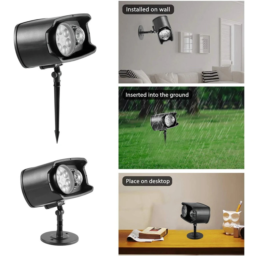 13 Вт Рождественский светильник проектор с анимационным эффектом IP65