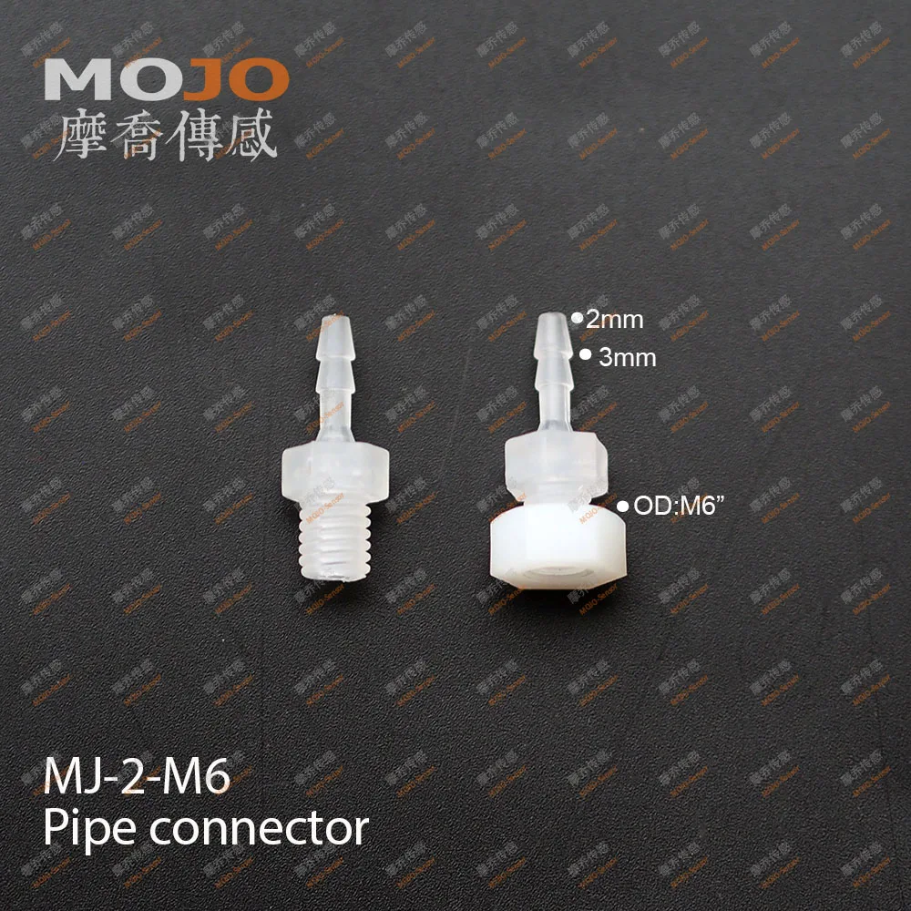 

2020 Free shipping!!MJ-2-M6 straight nozzle connector (10PCS/LOTS)