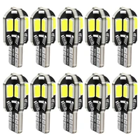 10x t10 led car interior bulb canbus for vw golf polo passat scirocco tiguan for skoda octavia seat warm white 4300k red yellow