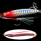 Джиг рыболовный 1 шт., приманка для рыбалки, 15 г 20 г 30 г, медленные Джиги, металлические тонущие приманки для рыбалки, блесна, искусственная жесткая зимняя подледная крючок для джиггинга