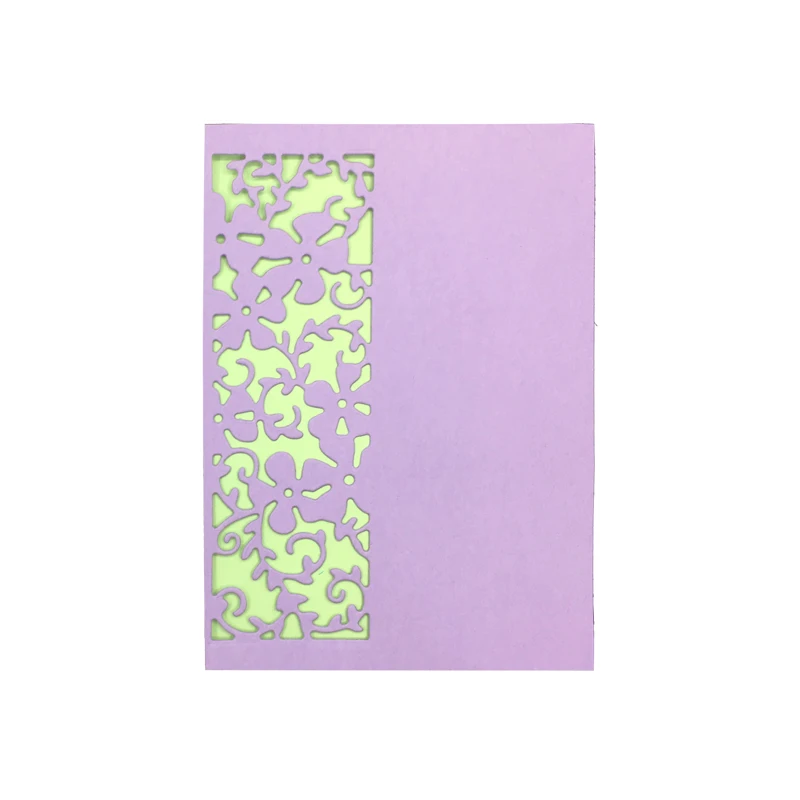 Металлический трафарет в форме цветов для поздравительных открыток штампы