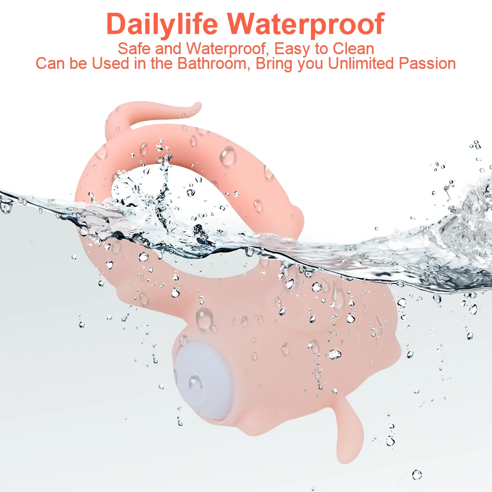 Вибрирующее кольцо на пенис секс-игрушки для мужчин двойная Задержка эякуляции