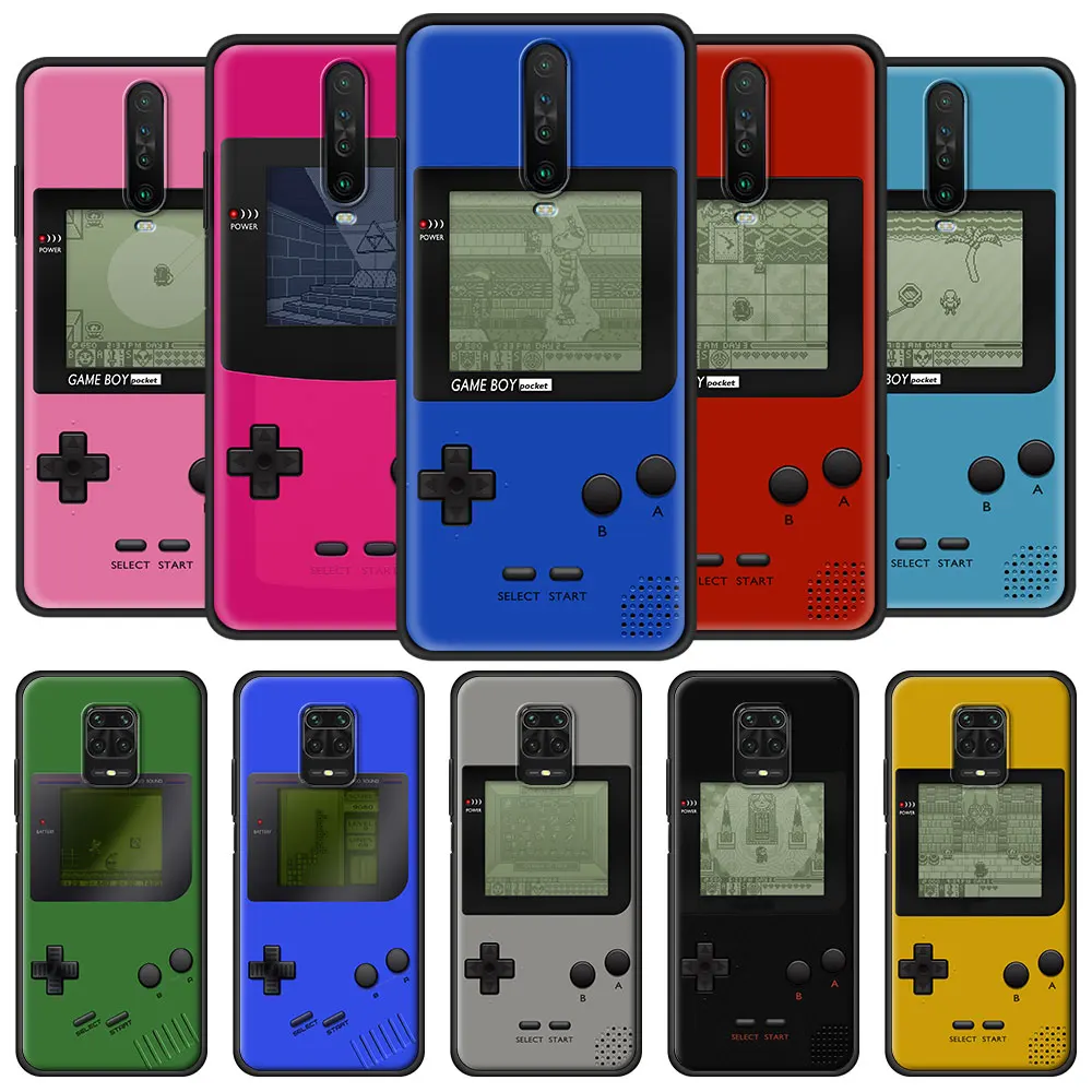 

Phone Case for Xiaomi Redmi Note 9A 9S 8T 9 Pro Max 7 8 K30 7A 8A 9C 9i 10X 4G Soft Black Shell Cover Game Boy Game Box