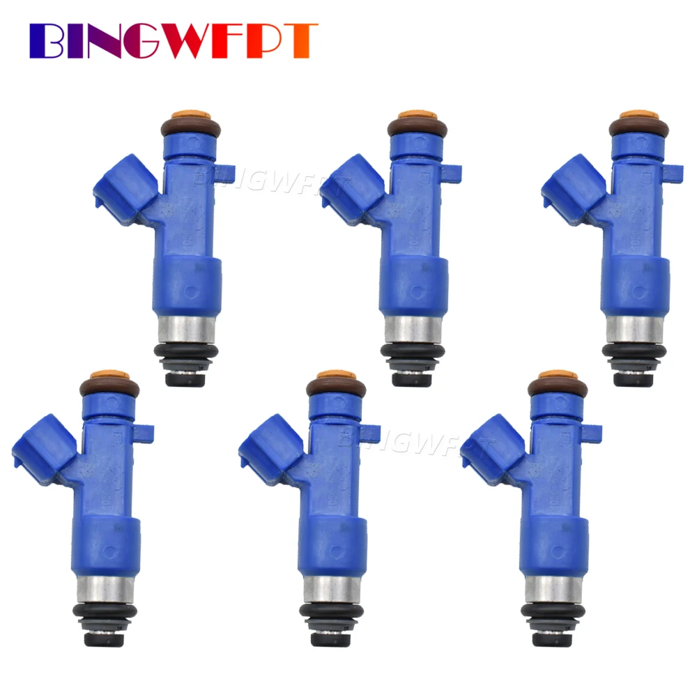 

6X Fuel Injector Nozzle OEM:16600-JF00A 14002-AN001 14002AN001 14002 AN001 16600JF00A 16600 JF00 For Nissan GTR INFINITI G37