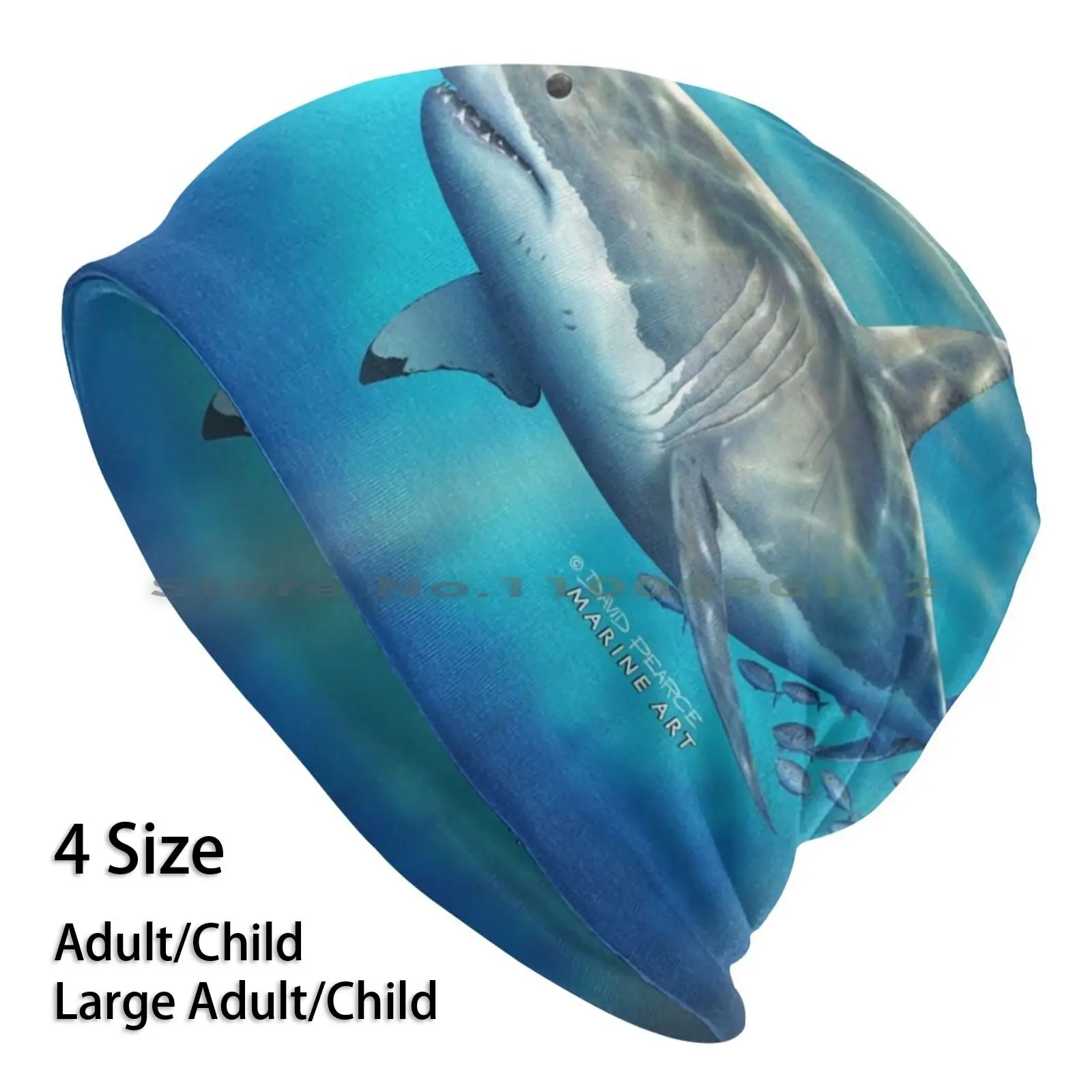 

Большая белая акула, маска для лица, облегающие шапки, вязаная шапка, морское искусство, гавайская шапка, белая, пуанты, большая, белая, синяя,...