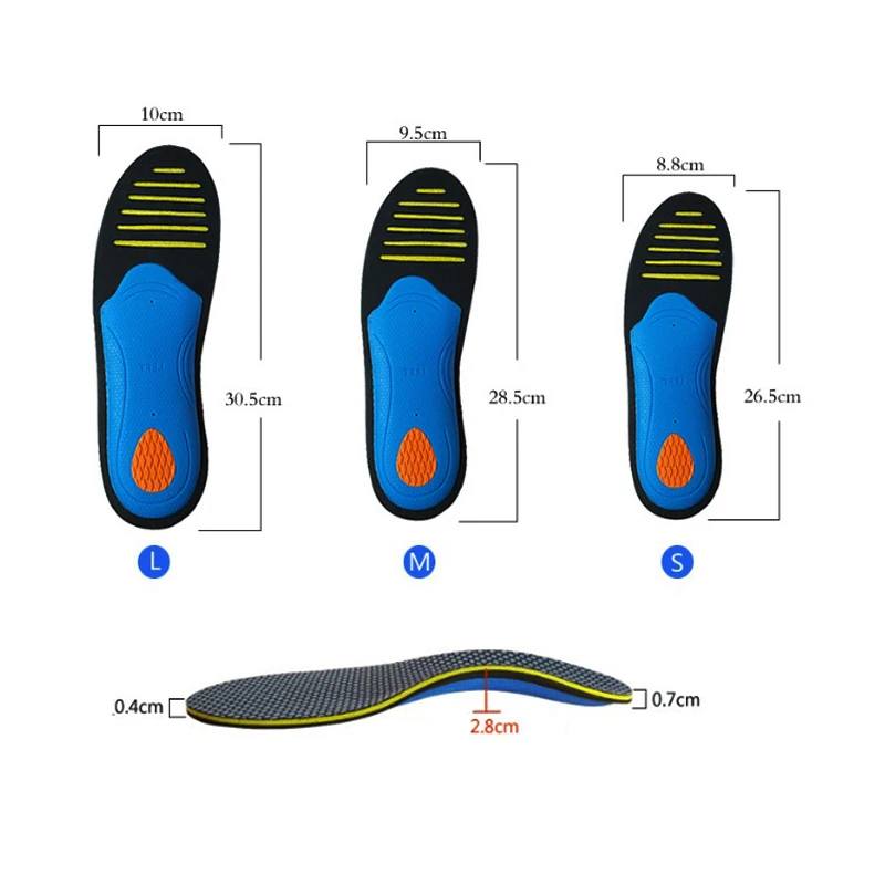 Новые ортопедические стельки арки Поддержка подкладка доступна для плоских ног