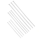 Штифты для бижутерии, из нержавеющей стали, с плоской головкой, 100 шт.лот