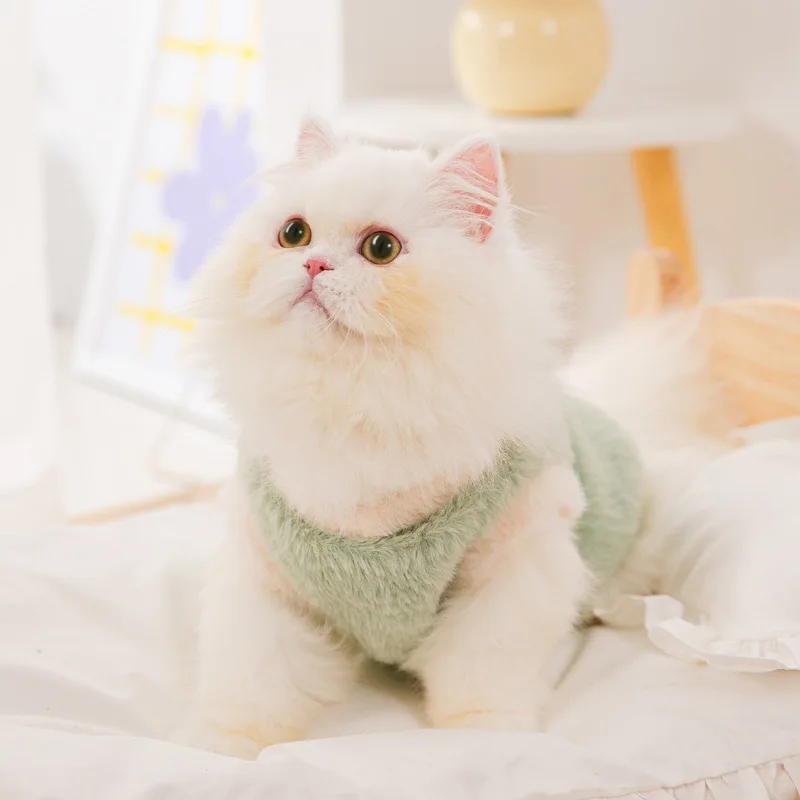 

Теплая одежда для кошек, пальто для маленьких и средних кошек, мягкие костюмы для кошек и собак