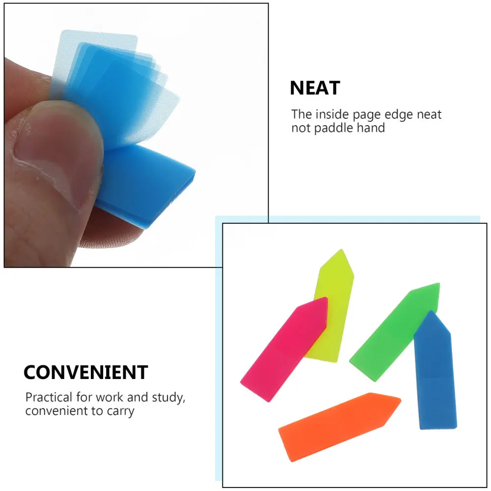 

10 Sets Self-adhesive Notes Memo Pads Classification Notepads Stickers
