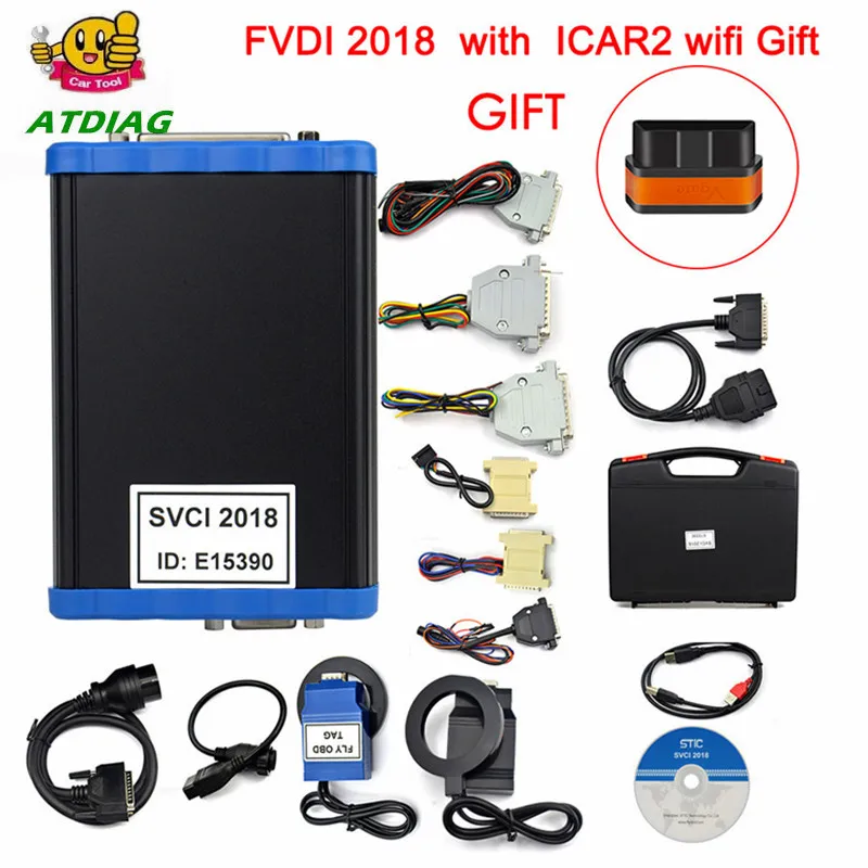 Большая акция SVCI FVDI ABRITES Full Commander с 18 программным обеспечением+ хорошее качество+ неограниченное время для использования