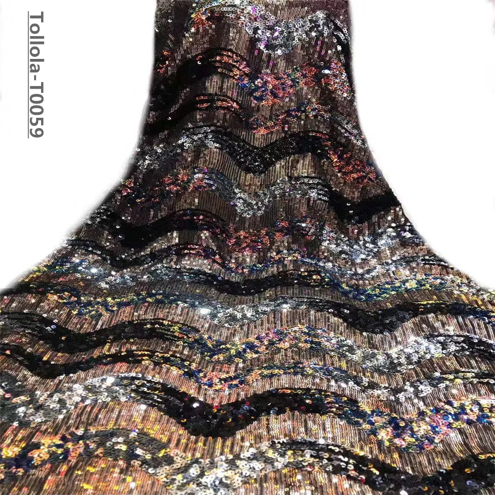 Африканская кружевная ткань с 3D блестками 2019 высококачественное кружево