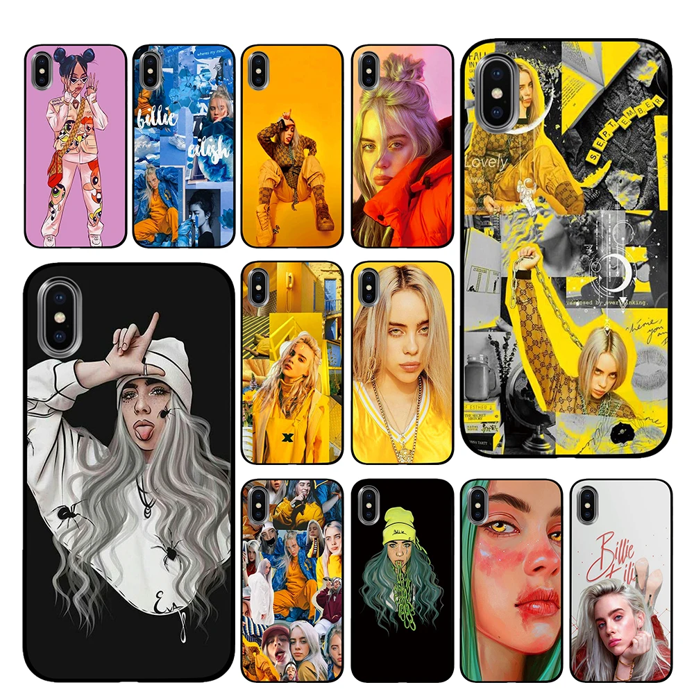 Billie Eilish дизайн для iPhone 5 5S SE 6 6s 7 8 Plus X XS Max XR чехлы телефонов|Чехлы-накладки| |