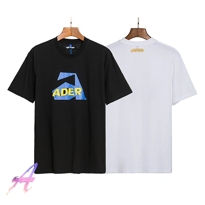 

Ader T Shrit High Quality Z-Blue ADER ERROR Aspect T-shirt Men Women Cotton Adererror Tee Seam Line Logo Ader Tops Back Z-stitch