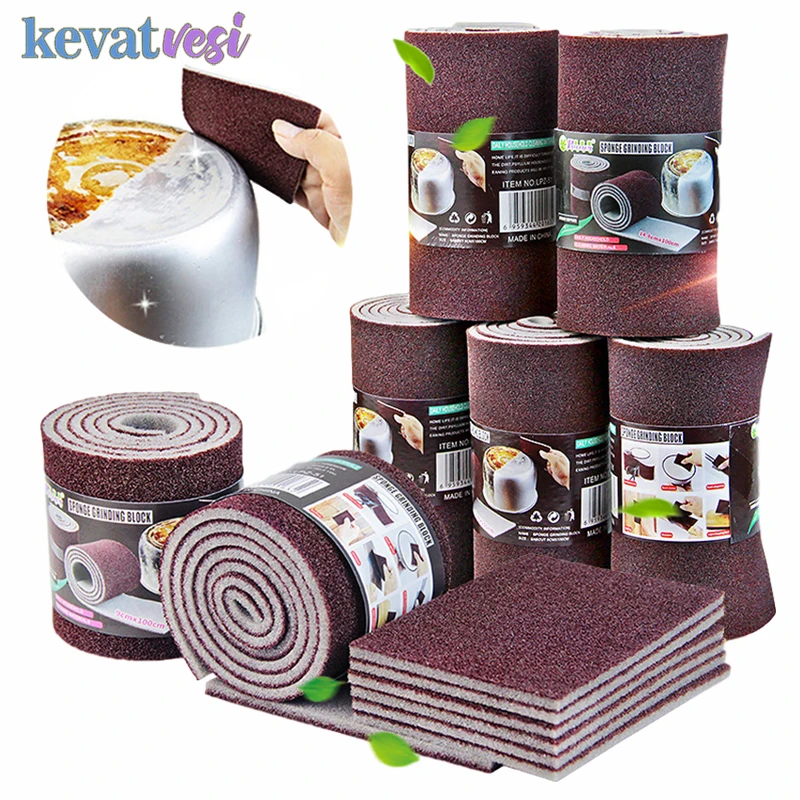 

Kitchen Magic Sponge Eraser Emery Melamine Sponge for Removing Rust Pan Pot Dish Cleaning Brush Bathroom Kitchen Accessories