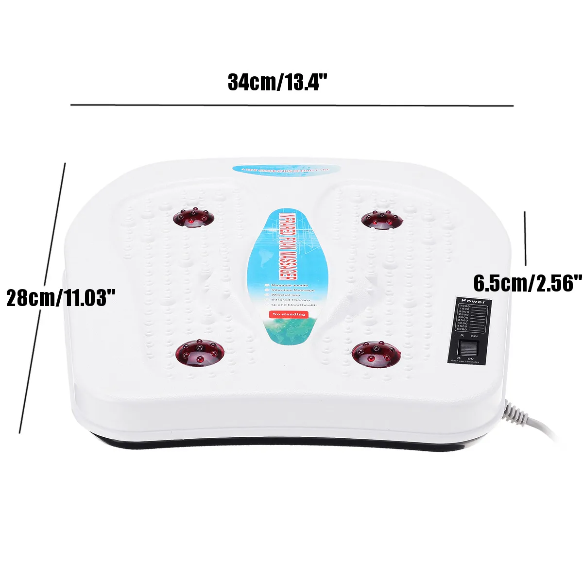 

Electric Far Infrared Foot Massager Vibration Magnetic Therapy Timing Hyperthermia Foot Care Device Health Machine Office Home