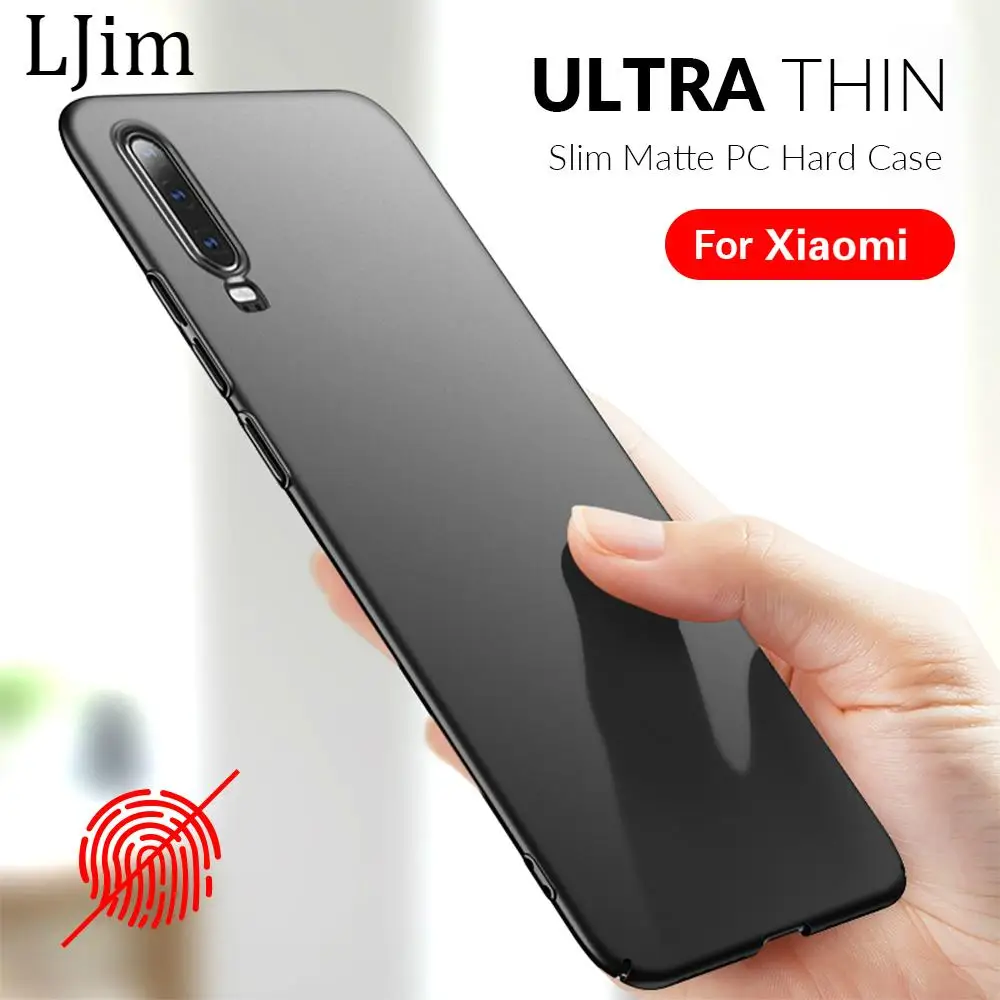 Тонкие Матовые чехлы для телефонов Xiaomi CC9e Pro Note 10 9 9SE 8 Lite Redmi 7 5 8T 8A 7A жесткая полная