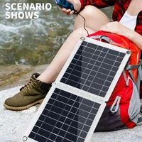 solar panel 60w foldable portable 440190mm reusable homegarden solar charging equipment environmental solar cells