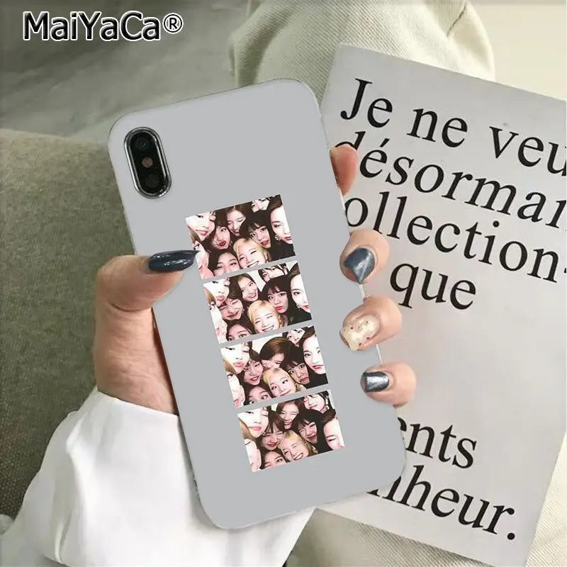 12 MaiYaCa Twice Mina Momo Kpop Новое поступление Модный чехол для телефона для iphone 11 pro 8 7 66S Plus X 5S SE XS XR XS MAX - Цвет: 12