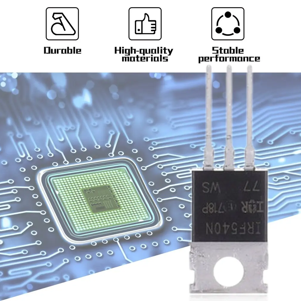 10 шт. IRF540N IRF540 TO-220 N-Channel 33A 100 в мощный MOSFET высокопроизводительный эффект трубка
