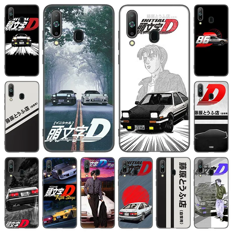Чехол Initial D AE86 для Samsung Galaxy A01 A03 Core A10 A20 A30 A50 S A20E A40 A41 A51 5G A5 2017 A6 A8 Plus A7 A9 2018 чехол |