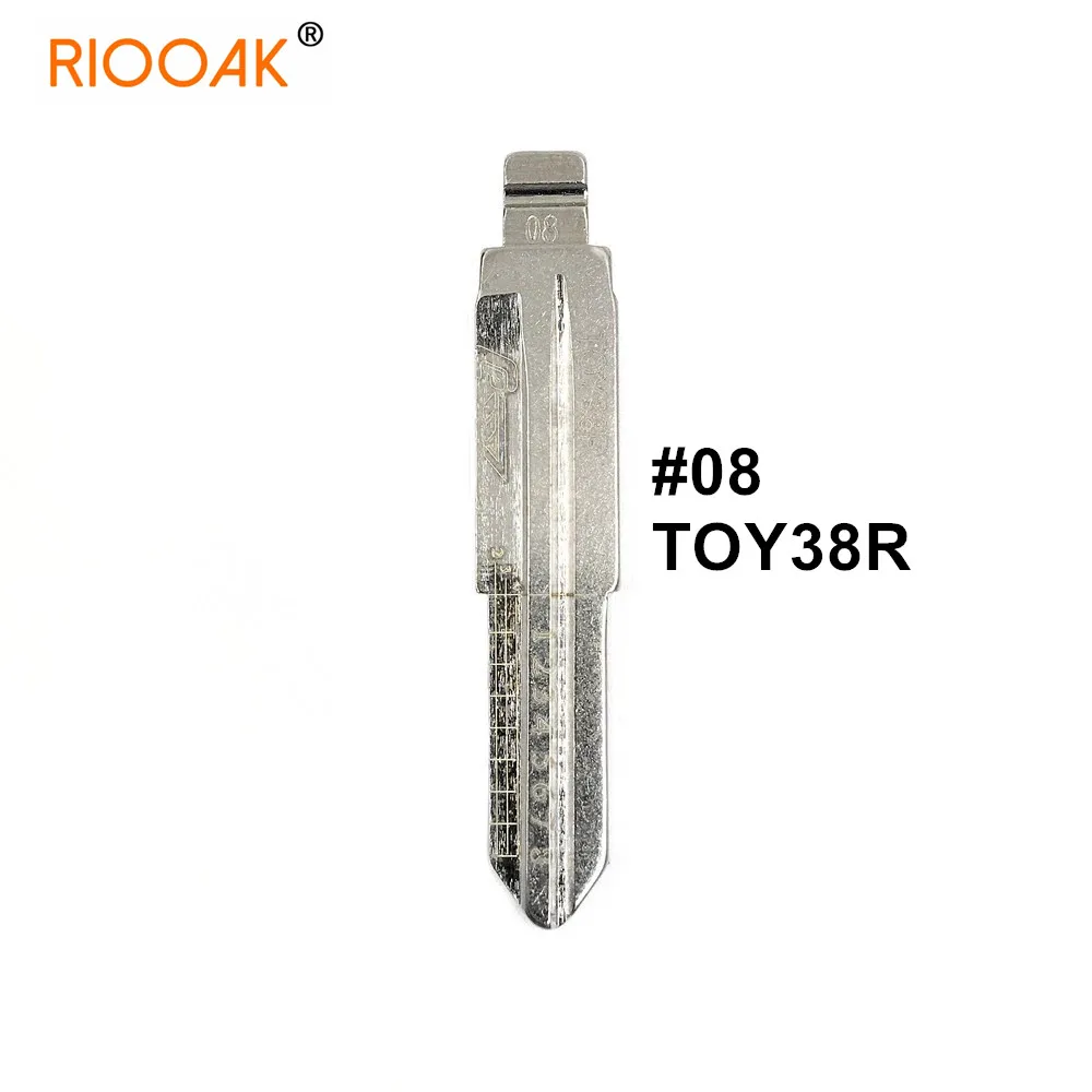 10 шт. 2 в 1 Lishi TOY38R #08 гравировка линии ключа лезвия резки зубов резка заготовка для