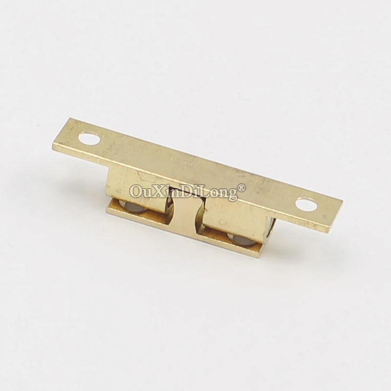 BRAND NEW 10PCS 60mm Pure Brass Cupboard Drawer Cabinet Double Ball Catch Door Latch Touch Beads | Обустройство дома