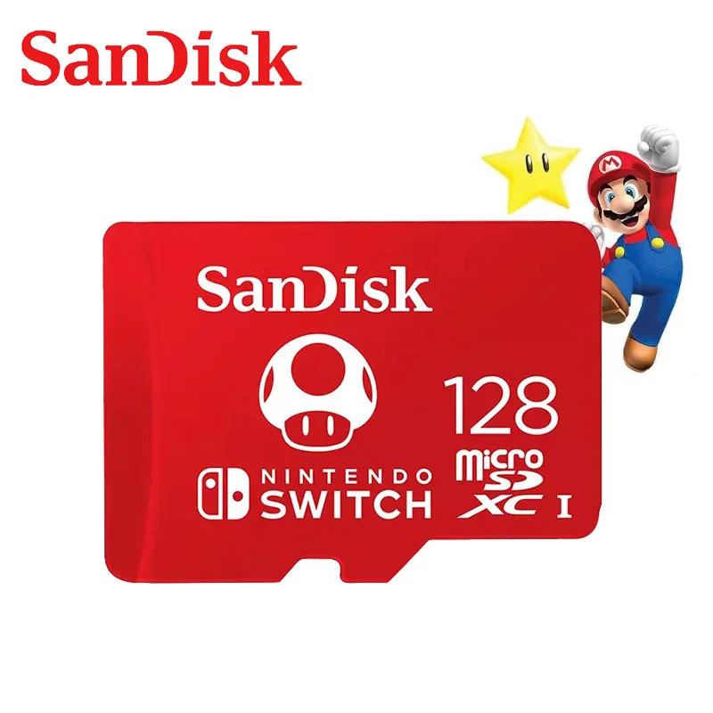 

SanDisk New style 128GB 64GB 256GB micro SDXC UHS-I memory cards for Nintendo Switch TF 64 128 256GB microSD card