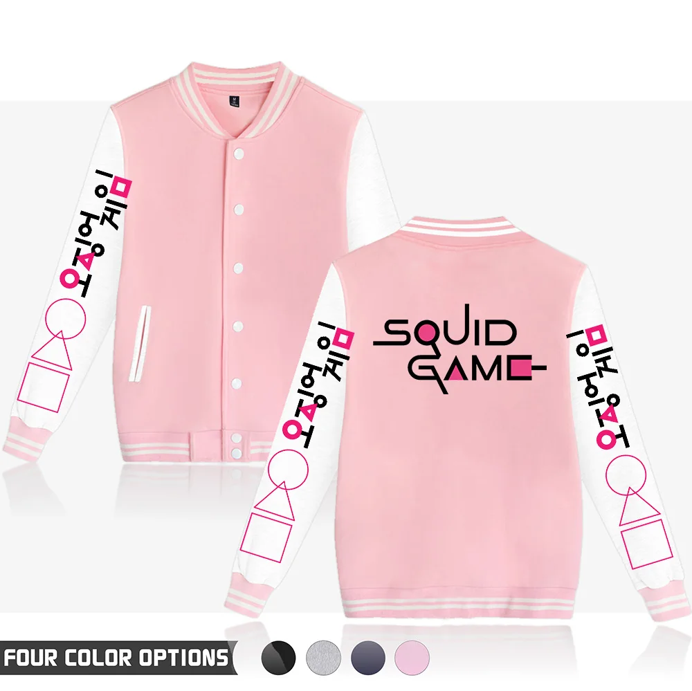 Женская/мужская бейсбольная куртка из сериала Игра-драма | Женская одежда