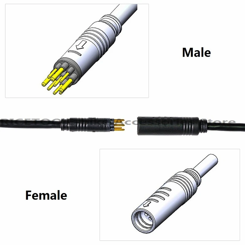 Ebike Motor Connector Cable Universal Male 9 Pin Fit Electric Bicycle |
