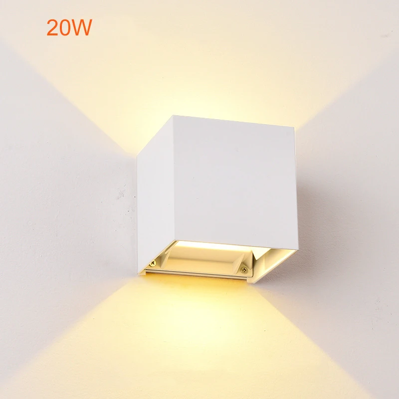 

Modern Indoor Outdoor LED Wall Lamp 5W 12W 20W Home Decoration Background Wall Lights Waterproof Garden Corridor Porch Lights