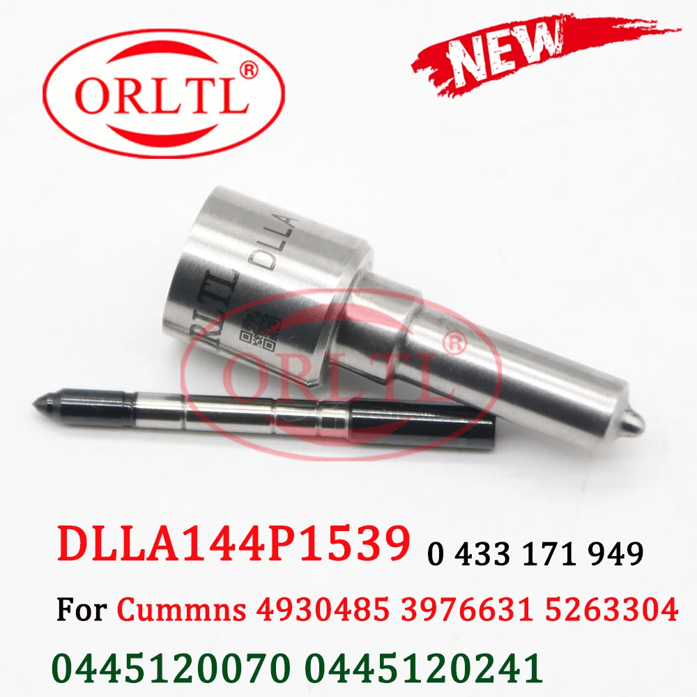 

ORLTL Common Rail Injector Nozzle DLLA144P1539 (0 433 171 949), Nozzle DLLA 144 P 1539 (0433171949) For Cummins 0 445 120 070
