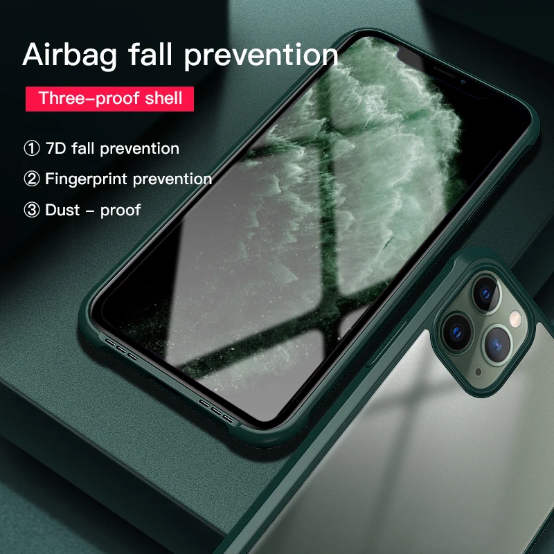 Модные противоударные Чехлы CANDYEIC для iPhone 11 Pro MAX прозрачный защитный чехол