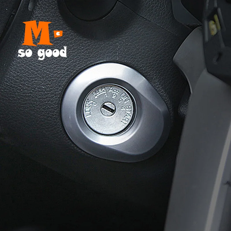 Для Nissan Qashqai J10 2008 2009 2010 2011 2012 матовый серебристый ключ запуска Системы зажигания кольцо отделка автомобиля Средства для укладки волос