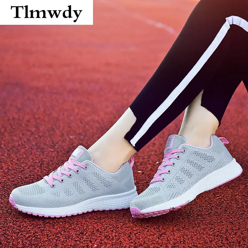 

Spring New Plus Velvet Warm Mesh Sneaker Fashion Breathable Walking Lace-up Women Casual Shoes Platform Vulcanized Women's Shoes