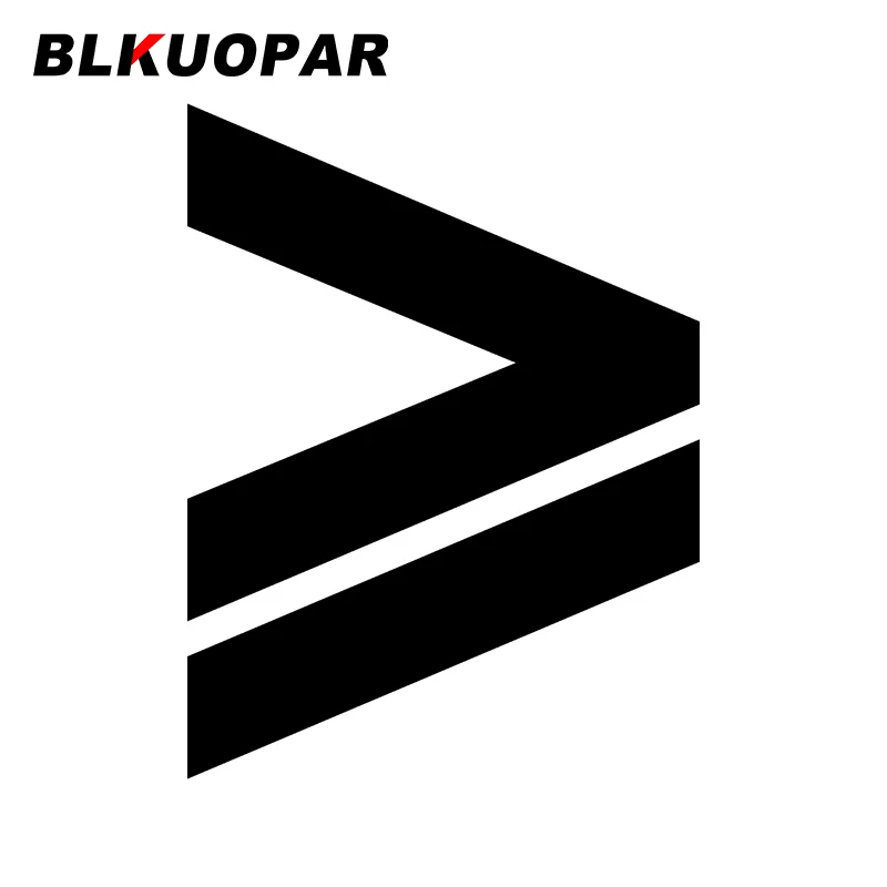 Автомобильные наклейки BLKUOPAR с большим символом силуэт высечка виниловые
