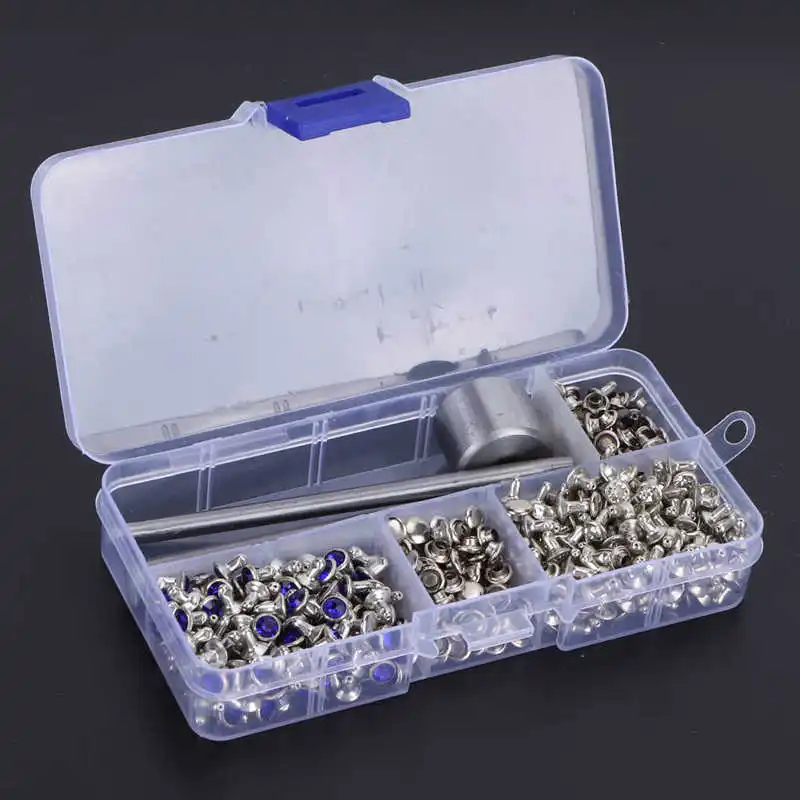 

DIY HandMade Rivets Convenient Rhinestone Rivets Set for Shoes Dog Collars