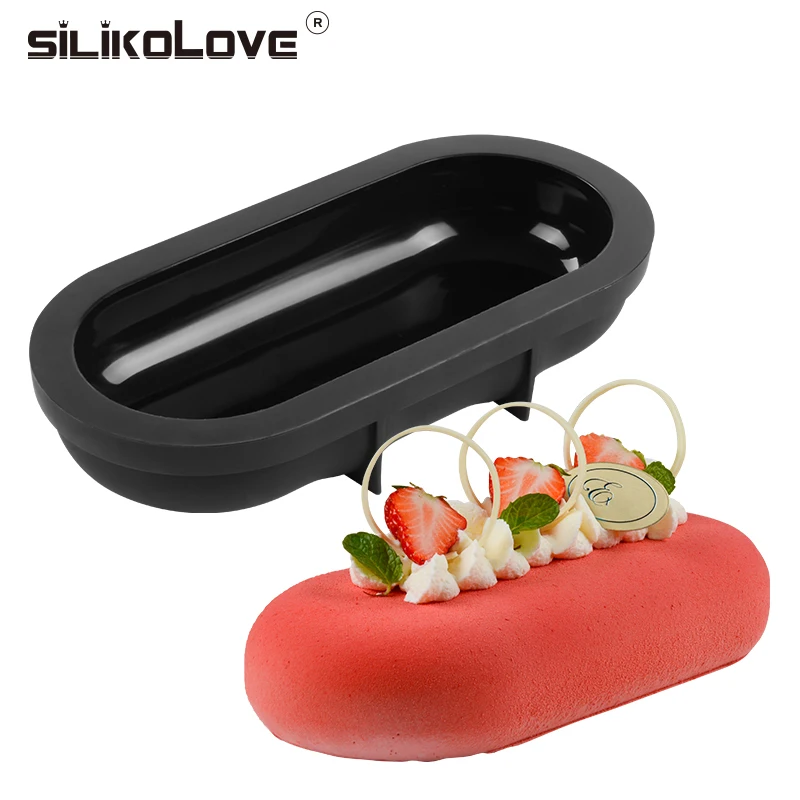 

SILIKOLOVE Silicone Molds Non-Stick Baking Molds Tools Flat Round Shaped Mousse For Bakeware Cake Tools