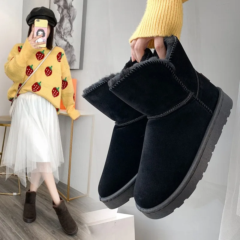 

2021 Winter Casual Boots Women's Thermal Boots Snow Boots